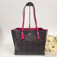ราคา กระเป๋าสะพายทรงโทส COACH MOLLIE TOTE IN SIGNATURE CANVAS 1665 (24022848462)