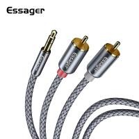 ราคา สาย Rca สําหรับ Essager Y Connector อะแดปเตอร์ Splitter 3.5 มม.2rca ชายสําหรับสมาร์ทโฟนเครื่องขยายเสียงโฮมเธียเตอร์ 3.5 มม. 2rca Splitter Rca แจ็ค 3.5 สายสายไฟ (48966282164)