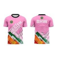 ราคา 2025 WoMens Summer Retro Fashion Short Sleeve เสื้อยืดใส่สบาย Bhw, BNS, BSI Full Sublimation Short Sleeve T-shirt (45114842082)