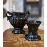 ราคา เซ็ตกระถางธูป+แจกันเซรามิคใบใหญ่ แบรนด์ Seto Craft สภาพเก่าเก็บสวยสะอาด ยังใหม่มาก (29354728837)