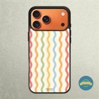 ราคา IPhone 17 16 15 14 13 12 11 Mini Plus Pro Max TPU Rubber Custom Softcase Warm Cream Flowing Art Case (54315511782)