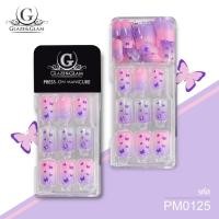 ราคา [ New ] GLAZE & GLAM เล็บปลอม เล็บเจลปลอม เล็บปลอมสำเร็จรูป เล็บปลอมพร้อมเทปกาวในตัว PRESS ON NAILS / PM0125 / 30 PCS (28173739721)