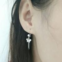 ราคา Putih 925 SILVER BUTTERFLY EARRINGS WHITE GOLD PLATED / เครื่องประดับเงินผู้หญิง /ATP03 (3782528459)