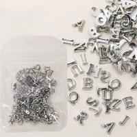 ราคา 26 ชิ้นเงิน AZ ตัวอักษรโลหะ Charms, Mini ตัวอักษรจี้สําหรับ DIY สร้อยข้อมือสร้อยคอเครื่องประดับทํา (56464909245)