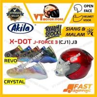 ราคา ข้อเสนอ X-DOT J-Force 3 (CJ1) VISOR HELMET OEM by AKILA OPEN FACE HELMET VISOR SIANG & MALAM (41882427372)