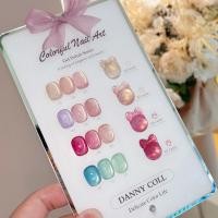 ราคา DANNY COLL เซตสีเจลลูกแก้วโทนเจลลี่พาสเทล เซต12สี Cat Eye Jelly Gel ยาทาเล็บเจล แถมชาร์ต- L03 (27935002134)