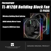ราคา Thermalright TL-M12QR X2 120mm PC Case Fan, CPU Cooling Fan, Daisy-Chain | 2000RPM±10% | การไหลของอากาศสูง | ARGB | Dual Infinity Mirrors Lighting for Gaming Build(3-Pack/2-Pack/1-Pack) (44227513706)
