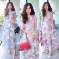ราคา งานปักปะการัง size L เดรสยาว (2297022789)
