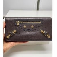 ราคา Balenciaga wallet Brown with GHW (57162435674)