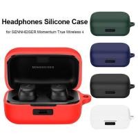 ราคา เคสซิลิโคนสีทึบสําหรับ Sennheiser MOMENTUM True Wireless 3 & 4, ฝาครอบป้องกันแบบนุ่มสําหรับหูฟังไร้สาย (48017022177)