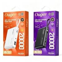 ราคา เพาเวอร์แบงค์ Ouger PB2004 แบตสำรองชาร์จโน๊ตบุ๊คได้ 20000mAh ชาร์จเร็วPD35W พร้อมสายชาร์จType-C จากตัว (57514987282)