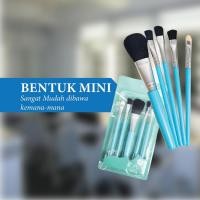 ราคา *RS* 5 IN 1 Mini Travel Make Up Brush Set / Make Up Brush Package Brush Eye Shadow Foundation lusher Tools Set (22574229407)