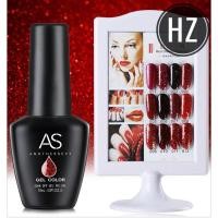 ราคา สีเจล AS ขวดดำ สีกริตเตอร์โทนแดง รหัส HZ (12499799289)