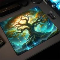 ราคา Tree of Life Art แผ่นรองเมาส์ 40X45 ขนาดใหญ่คอมพิวเตอร์เกมสํานักงานตารางเสื่อยาง Anti-slip Mousepads ขนาดเล็กตกแต่งแผ่นโต๊ะ (57916558588)