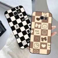 ราคา Samsung s6 / ss s6 edge / ss s7 / ss s7 edge case with checkered bear pattern hot 2023 (44762618748)