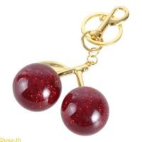 ราคา Dusur ประณีตเชอร์รี่พวงกุญแจจี้อเนกประสงค์ Cherry Chic กระเป๋า Charm พวงกุญแจโบราณ CherBag Charm สําหรับผู้หญิง Acces (48514467795)