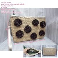 ราคา Ciaopanic Typy คลัชสานธรรมชาติ แต่งปอม ปอม ใบใหญ่มือสอง (44451816080)
