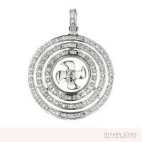 ราคา จี้กังหันแชกงหมิวของแท้จากฮ่องกง ( CKM-DIA3-12MM-WG) (9530622129)