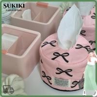 ราคา กล่องเก็บกระดาษทิชชู่ SUKIKI,ที่ใส่กระดาษทิชชูแบบ Bowknot,ที่ใส่กระดาษทิชชูม้วน, INS Space- saving Table Decor ถุงทิชชู่ Home (46965520382)