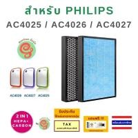 ราคา แผ่นกรอง เครื่องฟอกอากาศ สำหรับ Philips รุ่น AC4025 AC4026 และ AC4027 พร้อมแผ่นกรองกลิ่น ใช้เปลี่ยนไส้กรองฟิลิปส์ 4205 (7005676277)