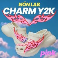 ราคา เสน่ห์รองเท้าแตะสีชมพู, อุปกรณ์เสริมรองเท้าแตะสีชมพู การตกแต่งรองเท้าแตะหลุม (50310682233)