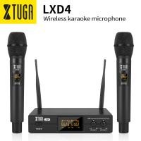 ราคา Xtuga LXD4 ระบบไมโครโฟนไร้สาย UHF 2 ช่องทาง พร้อมไมโครโฟนไร้สาย 2 ตัว สําหรับเวที โบสถ์ คาราโอเกะ ปาร์ตี้ ครอบครัว งานแต่งงาน (23151219669)