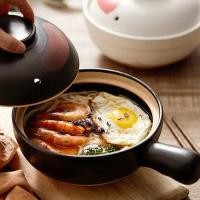 ราคา Style Japanese Soup Pot Crock Pots Casserole With Handle Ceramic Saucepan High Temperature Resistan (26369995172)