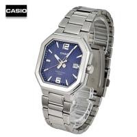 ราคา นาฬิกาข้อมือผู้ชายคาสิโอ Casio สายสแตนเลสสีเงิน หน้าปัดสีน้ำเงิน รุ่น MTP-B195D-2AVDF, MTP-B195D-2A, MTP-B195D (47615605468)