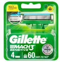 ราคา [สินค้าส่งด่วน] ยิลเลตต์ใบมีดมัคทรีเทอร์โบเซ็นซิทีฟX4 GILLETTE BLADE MACH3 TURBO SENSITIVE X4 (54062464815)