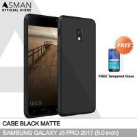 ราคา Ultraslim Samsung Galaxy J3 Pro / J330 (5.0") | เคสนิ่ม Black Matte + ฟรีกระจกนิรภัย (43707688219)