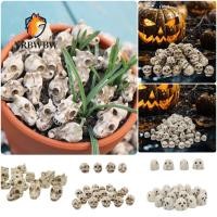 ราคา YRBW 20PCS ฮาโลวีน Skull Figurine,เรซิ่นน้ําหนักเบา Mini Skull Figurine, Charming White Fairy Garden Micro ภูมิทัศน์ Ghost ตกแต่งรูปปั้น DIY ตกแต่ง (41083497966)
