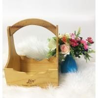 ราคา สินค้าใหม่! กระเช้าเครื่องปรุง ตะกร้าเครื่องปรุง กระเช้าจากไม้ธรรมชาติ (5970548642)