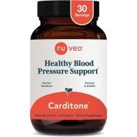 ราคา Ruved Carditone - อาหารเสริมเพื่อสุขภาพหัวใจธรรมชาติสําหรับผู้หญิงและผู้ชาย สูตร BP, Holistic Heart Support with Rawolfia, Arjuna, Calcium, และ Magnesium - 30 เสิร์ฟ (45815576745)