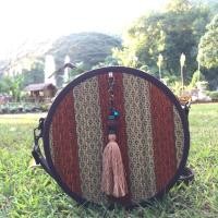 ราคา กระเป๋าสาน เสื่อกก handmade (1719621758)