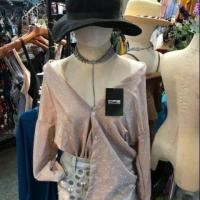 ราคา เสื้อปาดไหล่วิ้งๆ มือสอง (7215732452)