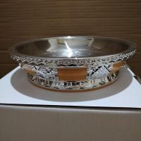 ราคา จานถวายมงคลแปดสไตล์ทิเบต, จานผลไม้สแตนเลส, ตะกร้าผลไม้, จานถวายผลไม้, จานผัก, (41572961285)