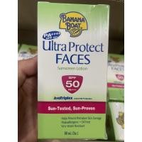 ราคา Banana Boat Ultra Protect Faces Sunscreen Lotion SPF50 PA++++ 60ml