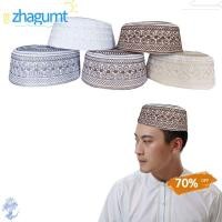 ราคา ZHAGUMT366 หมวกมุสลิม,ซาอุดีปักอาหรับหมวกอินเดีย,แฟชั่นBreathableสบายอิสลามหมวกสวดมนต์สําหรับชาย (49214725381)