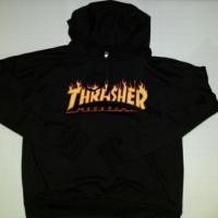 ราคา เสื้อแขนยาว สีดำ thrasher (127165331)