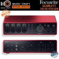 ราคา Focusrite Scarlett 18i16 (4th Gen) *ของแท้ประกัน 1ปี* USB-C Audio Interface ออดิโอ อินเตอร์เฟส, iOS/ Mac/ PC (43857002547)