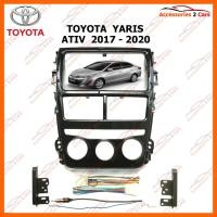 ราคา หน้ากากวิทยุรถยนต์ TOYOTA YARIS ATIV (แอร์ธรรมดา) รถปี 2018++ รหัส NV-TO-162 (7107365353)