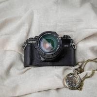 ราคา Handmake กระเป๋ากล้องหนังสําหรับกล้อง Minolta X-700/X-570 กระเป๋ากล้องหนังแท้ครึ่งฝาครอบกระเป๋ากรณี (54014696380)
