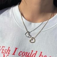 ราคา Piing me stainless steel necklace | สร้อยคอสแตนเลสพร้อมจี้หัวใจ (พร้อมส่ง) (18577264064)