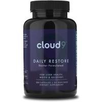 ราคา Cloud9 Daily Restore – Liver Detox & Recovery Supplement with Milk Thistle, NAC & B-Vitamins – Energy, Focus & Nutrient Support After Drinking – 120 Capsules – Made in USA (46612957360)