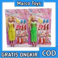 ราคา ของเล่นตุ๊กตาบาร์บี้และชุดรองเท้าแตะแฟชั่น / รองเท้าสาวหวาน B700 (53214768715)