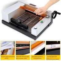 ราคา Fully automatic desktop paper cutter electric A4 thick layer heavy card cutter office photo board s (56002995061)