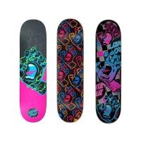 ราคา SANTA SKATEBOARD DECK ดีไซน์ใหม่ PRO SKATE DECK ผู้ใหญ่ CANANDIAN MAPLE DECK กดเย็น TECH DECK DIYSKATEBOARD (19487497652)