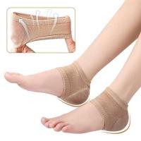 ราคา Haha เจลซิลิโคน Heel Protector Sleeve Heel Pads Heel Cups Plantar Fasciitis รองรับ Feet Care Skin Repair Cushion Half-yard Sos TH (43933617926)