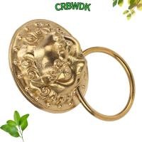 ราคา CRBWDK 1ชิ้นทองเหลืองโบราณประตูเคาะ,ดึงแหวนจับทองเหลืองหัวสิงโตประตู,โบราณติดตั้งง่ายสัตว์หัวเคาะประตูตกแต่งบ้าน (51217414261)