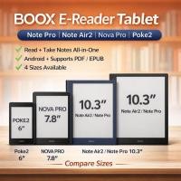 ราคา Boox Demo E-Reader Tablet | Note Pro / Note Air2 / Nova Pro / Poke2 | เครื่องอ่าน eBook (55059180356)